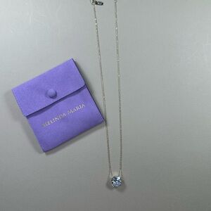 Melinda Maria Gold Necklace with Sparkling Pendant